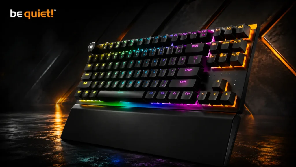 be quiet! Light Mount TKL, nuevo teclado gaming mecánico silencioso