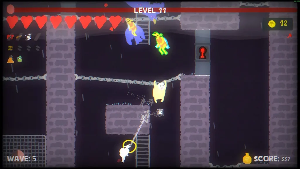 Armas y mejoras de Blood Dungeon.