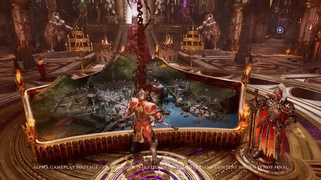 mapa en Crimson Moon