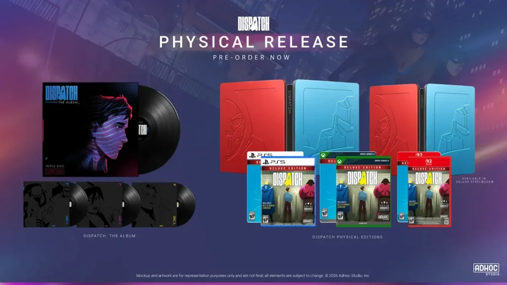 Dispatch Deluxe Edition física con SteelBook para consolas