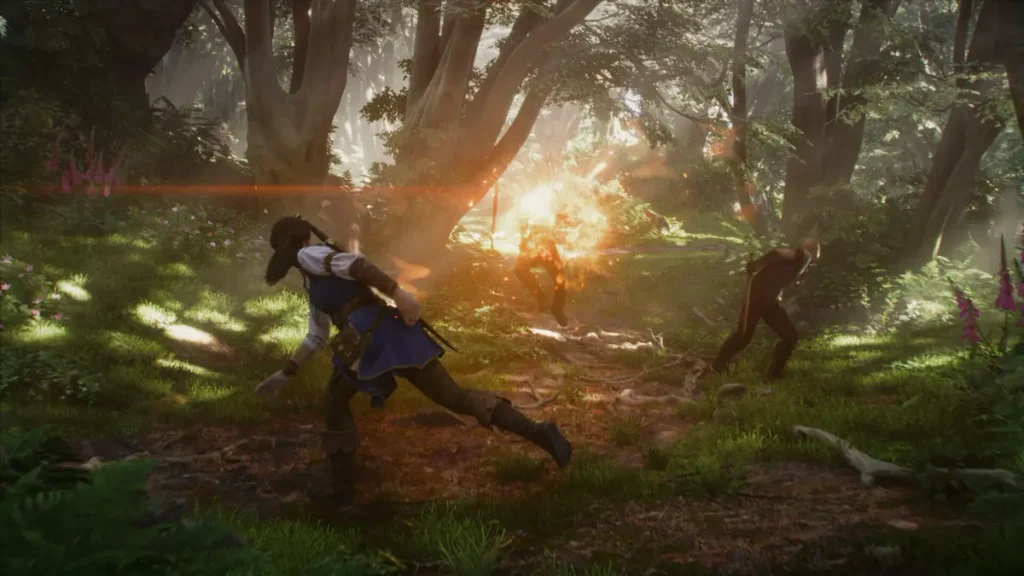 El protagonista de Fable explora la ciudad de Bowerstone