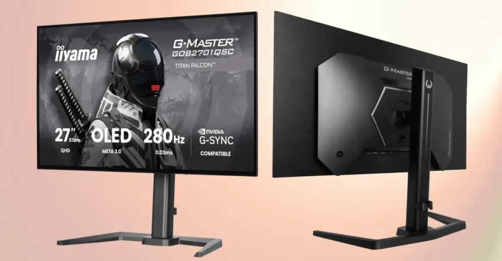 Nuevo monitor OLED gaming iiyama GOB2701QSC-B1 con panel Tandem WOLED
