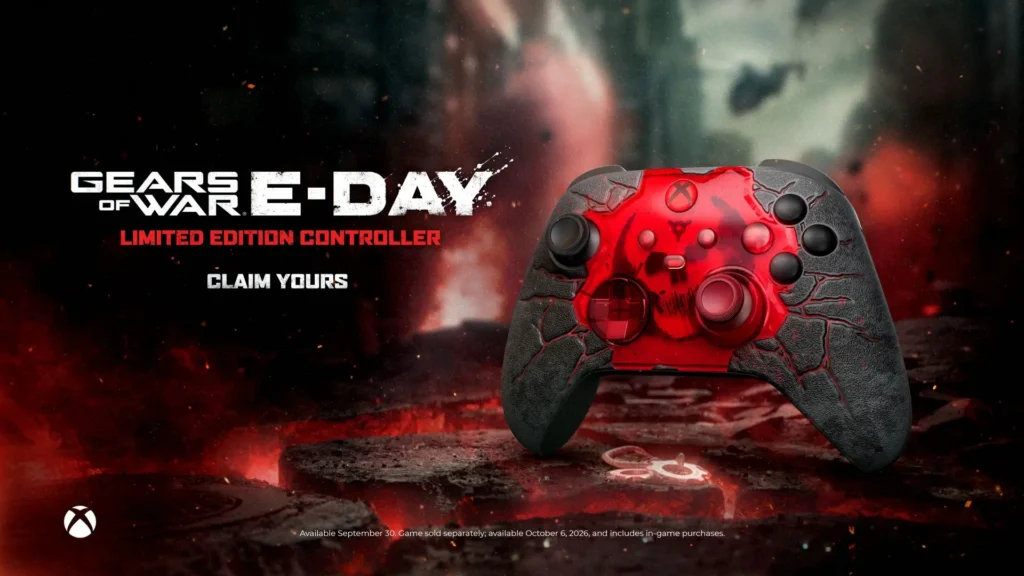 Mando Xbox de edición limitada inspirado en Gears of War E-Day