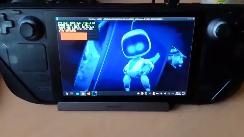 Steam Deck ejecuta Astro's Playroom a menos de 1 FPS mediante emulación