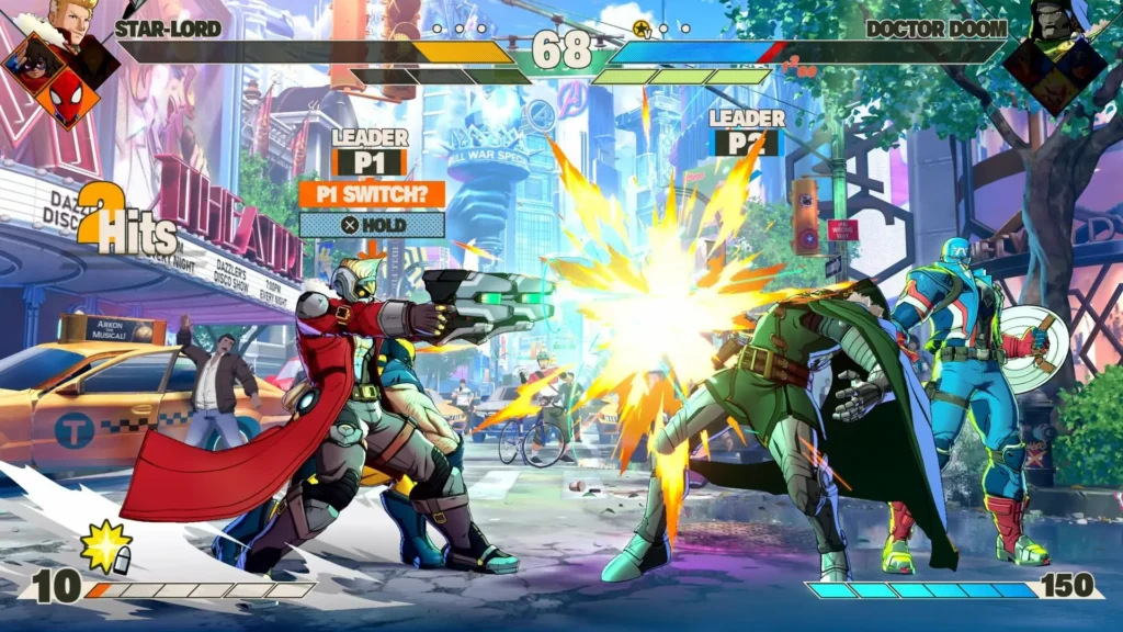 Marvel Tōkon Fighting Souls en PC durante una partida