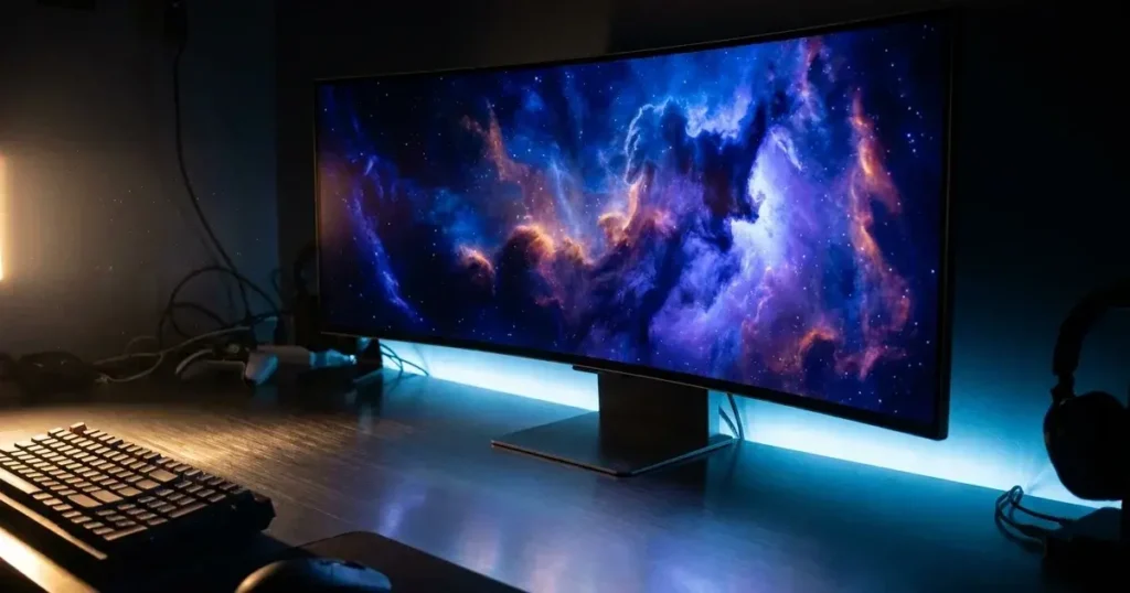 Alienware AW3926QW, monitor gaming OLED ultrapanorámico de 39 pulgadas.