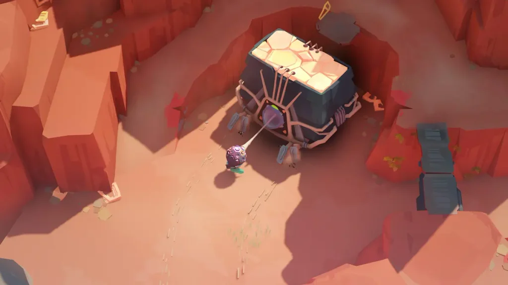 COCOON gameplay, resolución de un puzle entre diferentes mundos