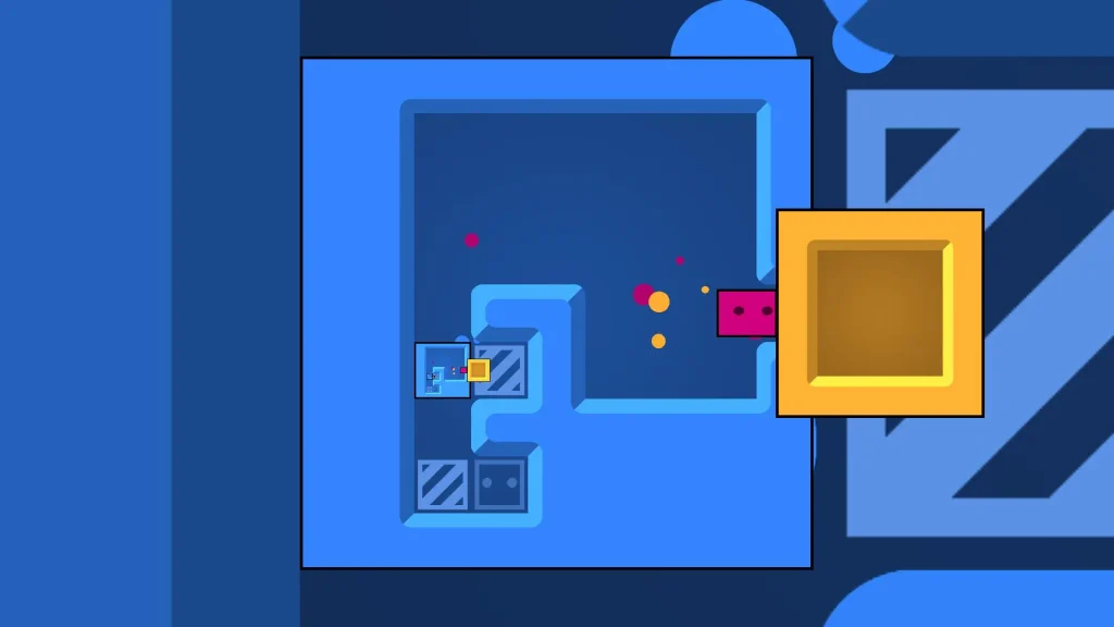 Patrick's Parabox gameplay, puzle de cajas dentro de cajas