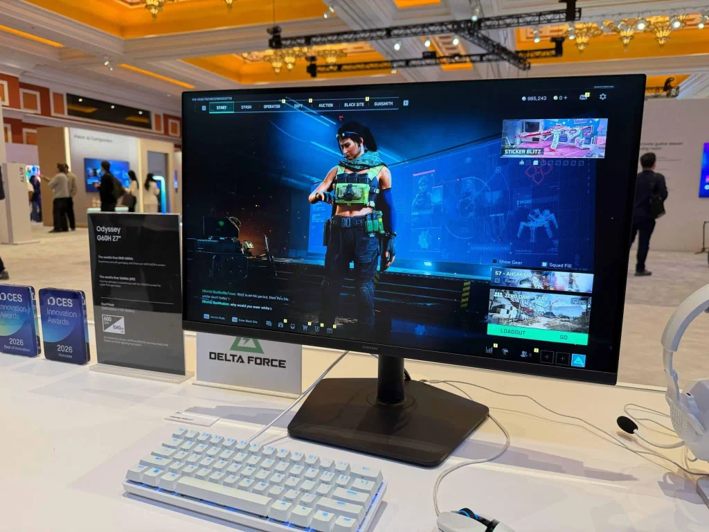 Samsung Odyssey G6 G60H con su diseño para gaming competitivo