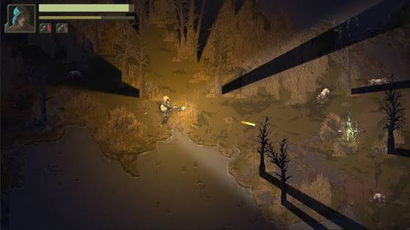 Gameplay de Scavland en su mundo postapocalíptico