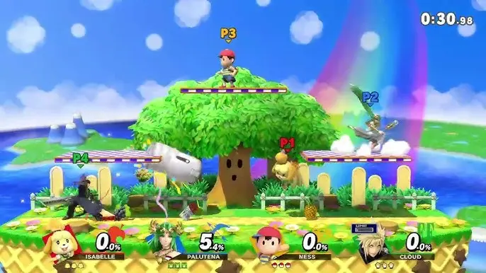 Combate online de Super Smash Bros. Ultimate