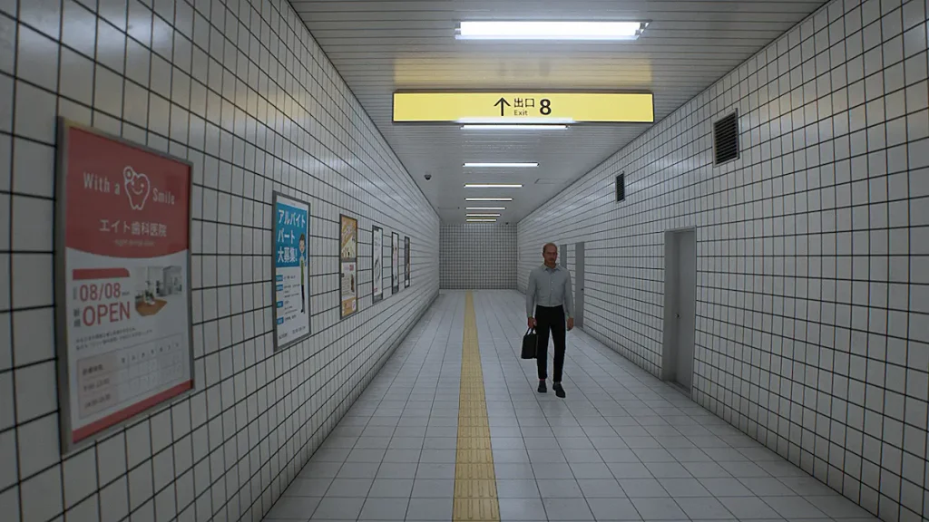 The Exit 8 gameplay