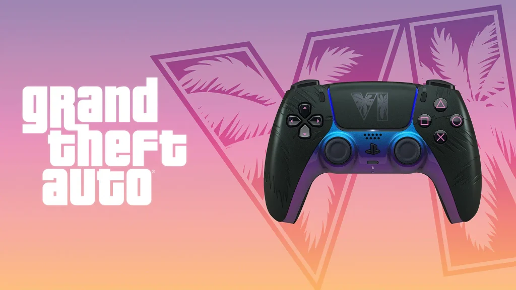 DualSense negro de edición limitada inspirado en Grand Theft Auto VI