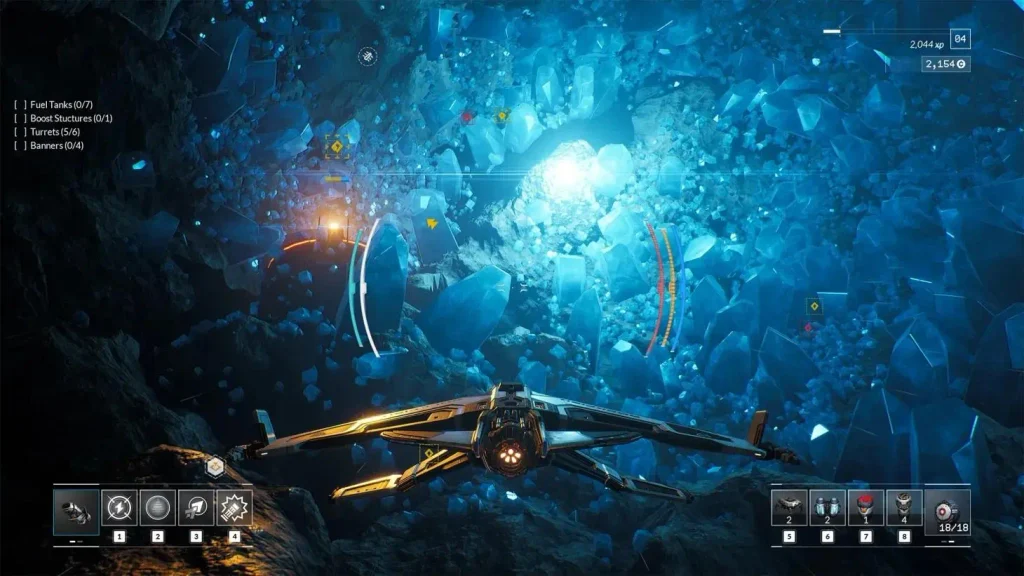 EVERSPACE 2 durante una batalla espacial