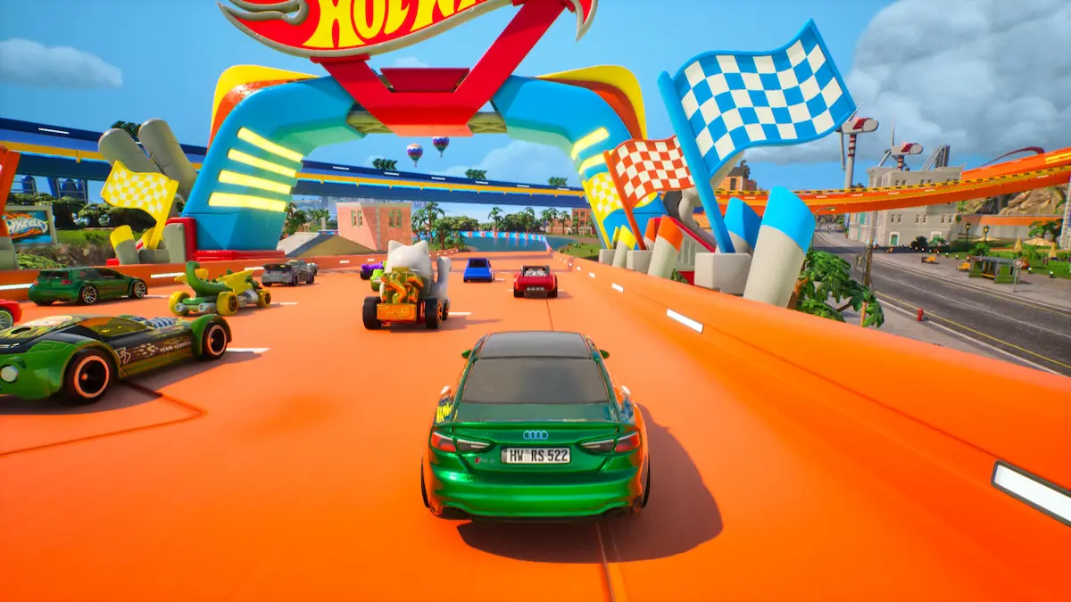Hot Wheels Infinite Rush coche Hot Wheels en mundo abierto