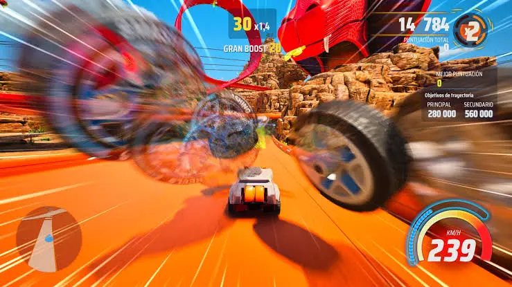 Hot Wheels Infinite Rush carrera arcade