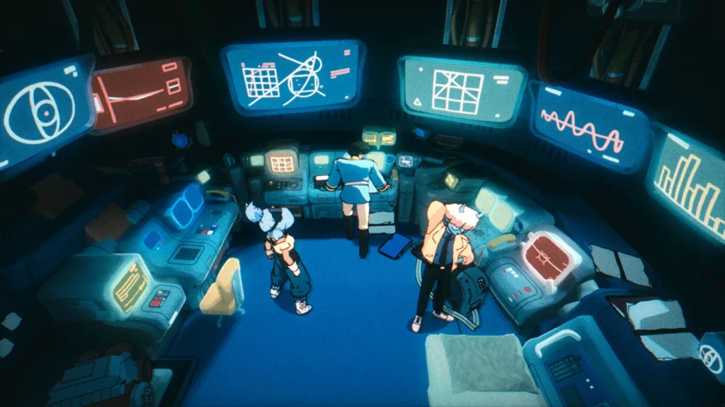 Orbitals estilo anime de los años 80 y 90