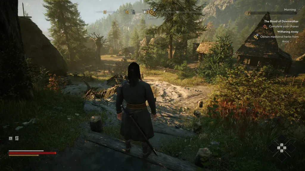 The Blood of Dawnwalker escenario medieval de Sangora