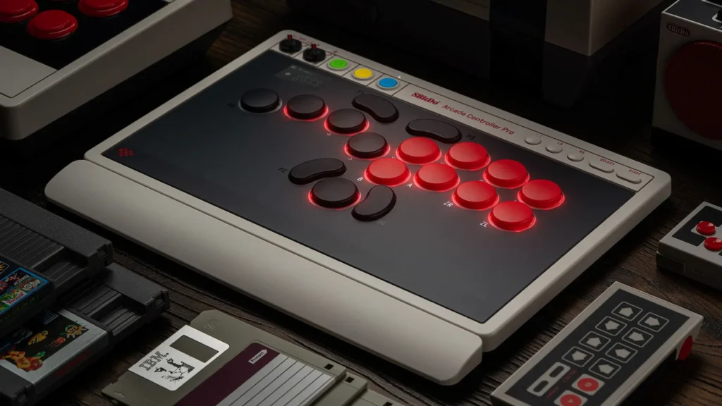 8BitDo Arcade Controller Pro ya prepara su preventa para octubre