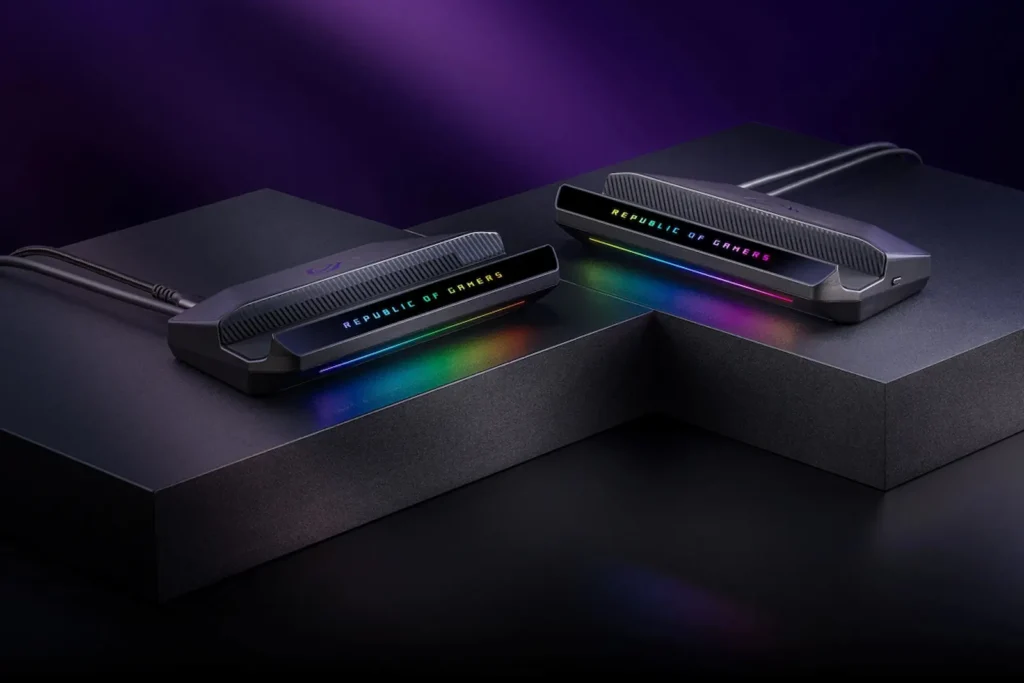ASUS ROG Bulwark Dock DG310 convierte las consolas Ally en un equipo de sobremesa con salida 4K a 144 Hz