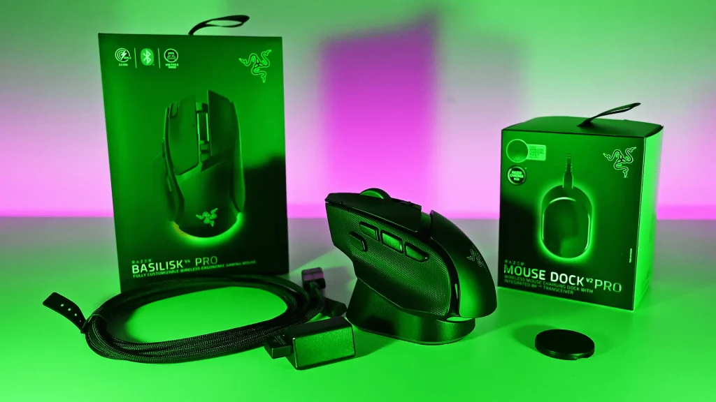 Razer Basilisk V4 Pro: 50.000 PPP y 8.000 Hz