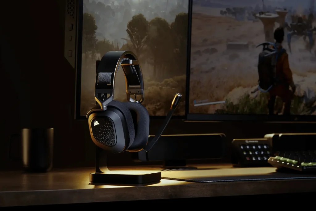 CORSAIR HS80 v2 MAX: auriculares inalámbricos con hasta 130 horas de batería