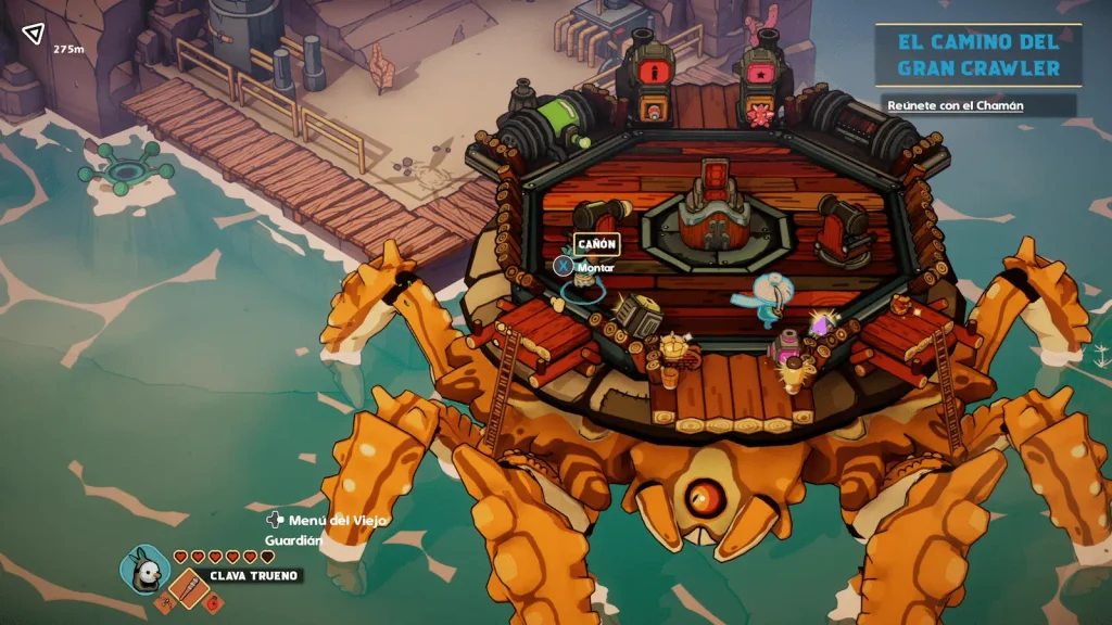 Este juego cooperativo te pone al mando de un cangrejo gigante y llega a PS5 y Xbox