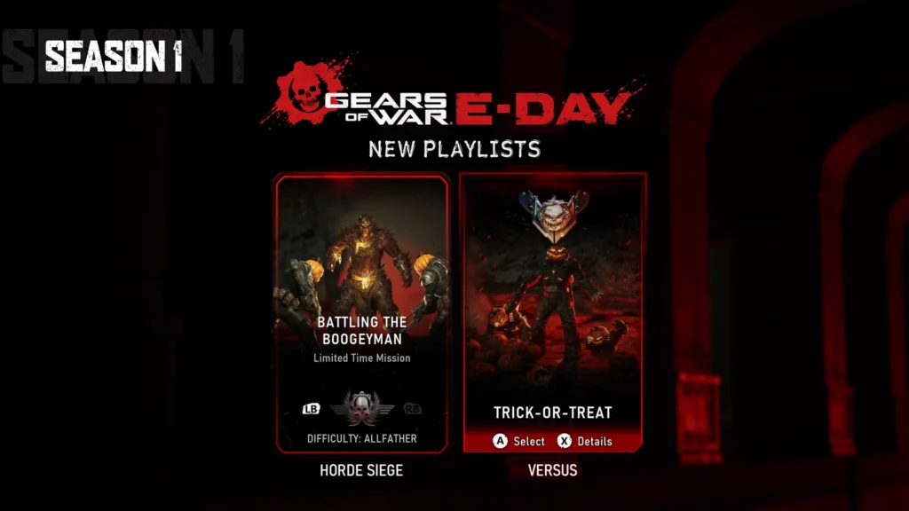 Gears of War: E-Day recibe una actualización con evento de Halloween y mejoras de estabilidad