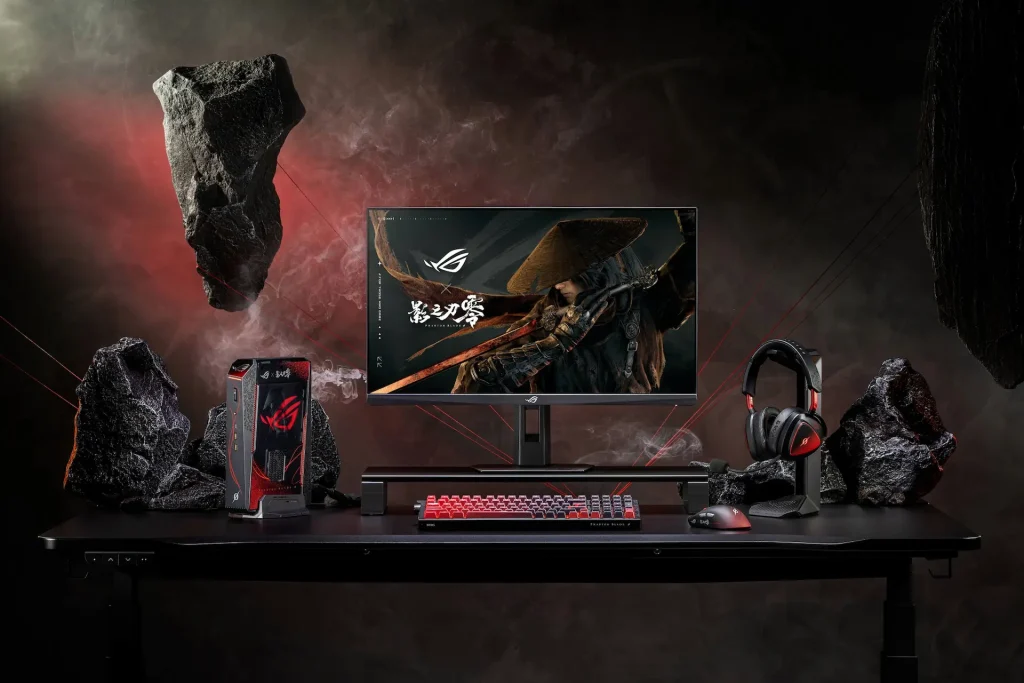 ASUS ROG prepara una colección de periféricos y monitor inspirados en Phantom Blade Zero
