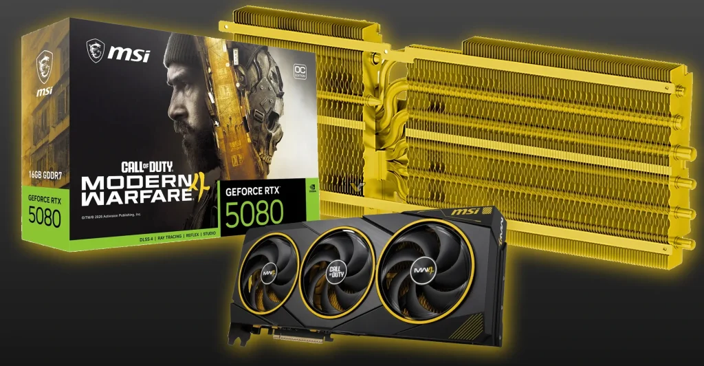 MSI lanzará una RTX 5080 especial de Call of Duty: Modern Warfare 4