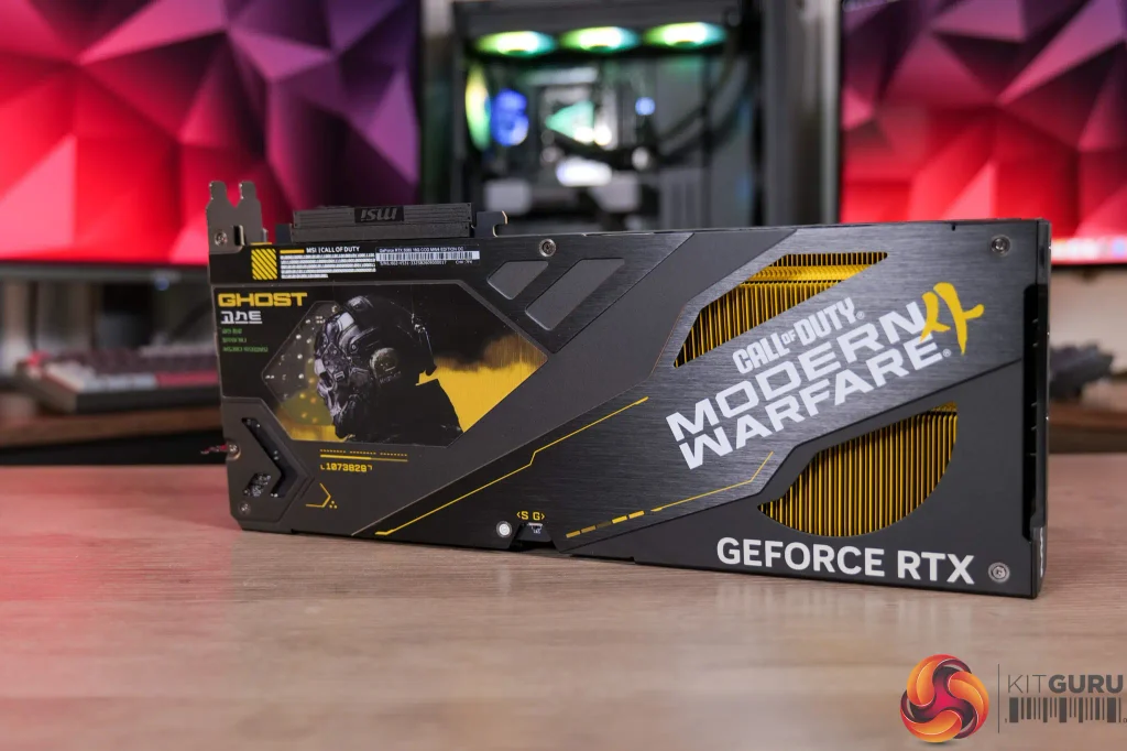 La RTX 5080 de MSI se viste de amarillo para celebrar Modern Warfare 4
