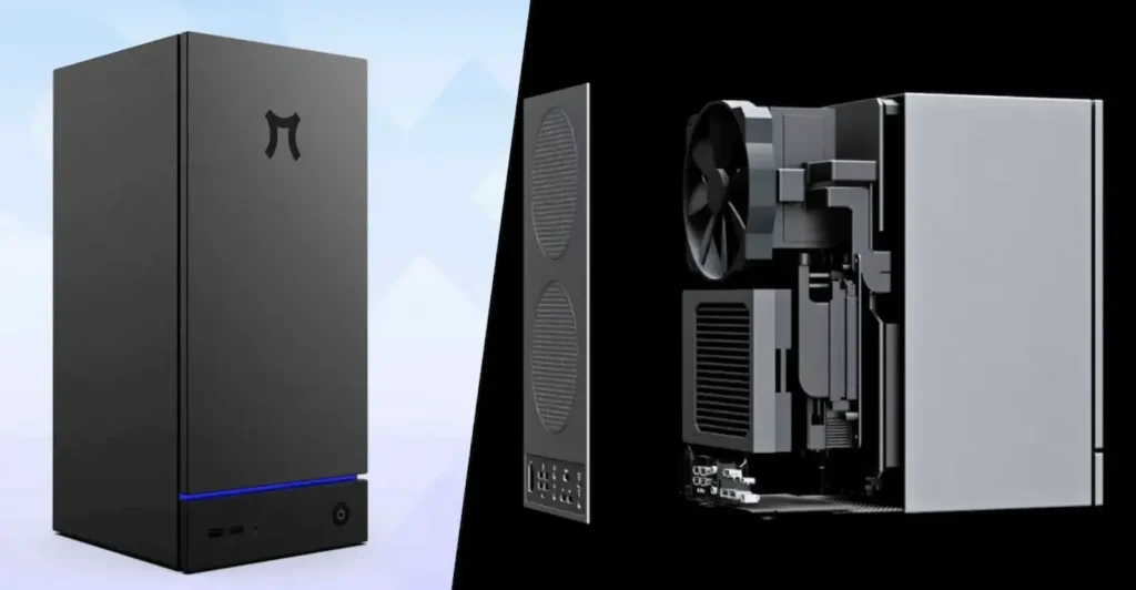 Pimax Spation es un mini PC gaming con Ryzen 7 9800X3D y RTX 5070 Ti