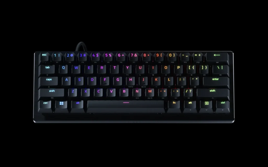 Razer Huntsman V3 Pro Mini llega con 8.000 Hz y switches analógicos