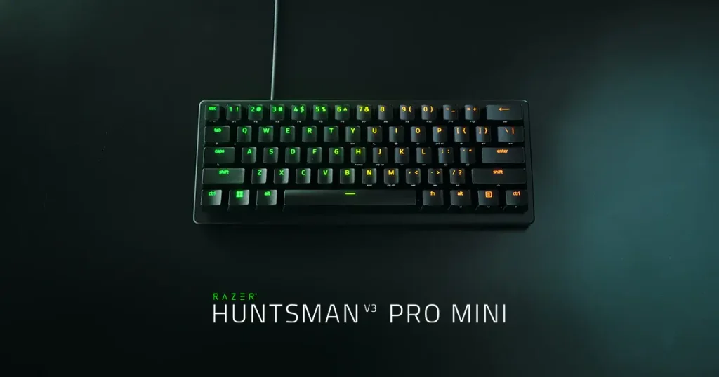 Razer presenta un teclado 60% con Rapid Trigger y 8.000 Hz