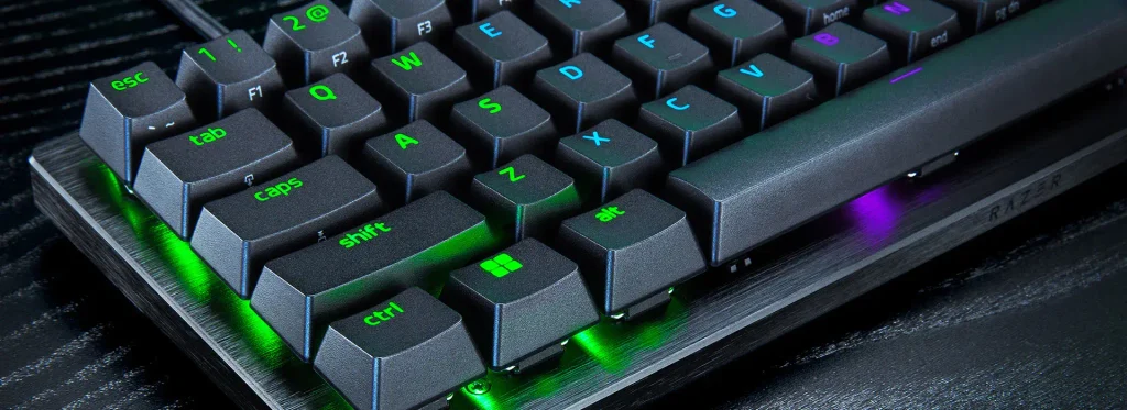 Razer lleva los 8.000 Hz y los switches analógicos a un teclado 60%