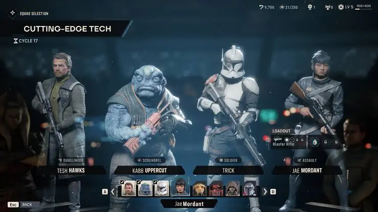 Star Wars Zero Company añade muerte permanente configurable y más dificultad