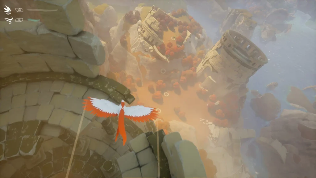Stonefeather te pone a volar como un pájaro de piedra