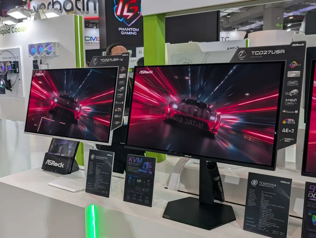 ASRock prepara dos monitores OLED de 500 Hz
