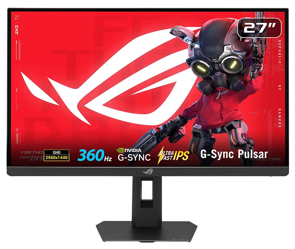 ASUS apuesta por 360 Hz y G-Sync Pulsar en su monitor gaming IPS