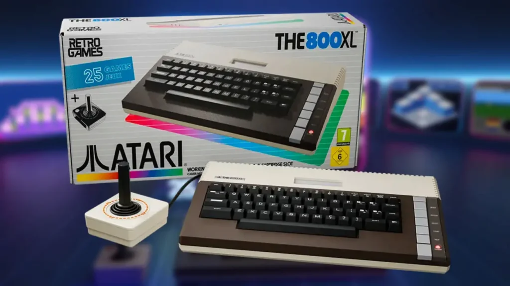 Atari recupera el ordenador 800XL con HDMI, teclado mecánico y 25 juegos
