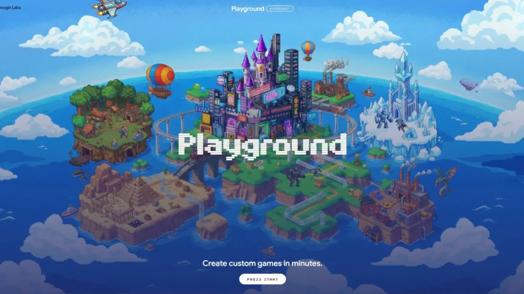 Google lanza Playground, una IA que permite crear videojuegos sin programar