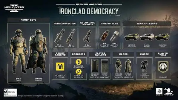 Helldivers 2 recibirá nuevas armas y armaduras el 20 de octubre