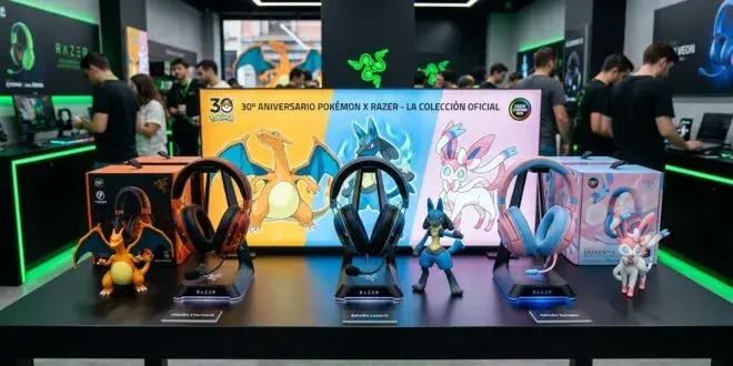 Razer lanza auriculares de Pokémon con Charizard y Lucario